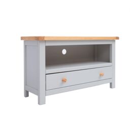Cabinet Bits Argenta Light Grey 1 Drawer TV Cabinet Wood Knob - thumbnail 2