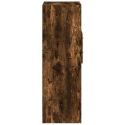 Berkfield Home Highboard Smoked Oak 40x42.5x124 cm Engineered Wood in Brown - thumbnail 5