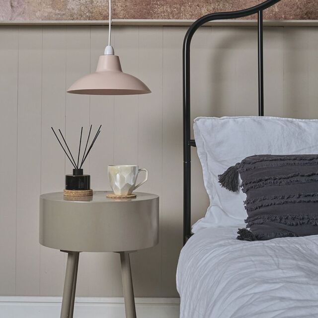 ValueLights Civic Pair of Pink Ceiling Pendant Shade - image 1