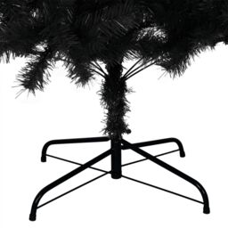 Berkfield Home Artificial Christmas Tree with Stand Black 180 cm PVC - thumbnail 5