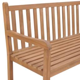 Berkfield Home Garden Corner Bench 185x185x90 cm Solid Teak Wood in Brown - Size: 185 x 185 x 90 cm - thumbnail 4