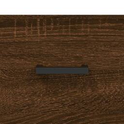 Berkfield Home Decorative Coffee Table Brown Oak 50x50x40 cm Engineered Wood - Size: 50 x 50 x 40 cm - thumbnail 9