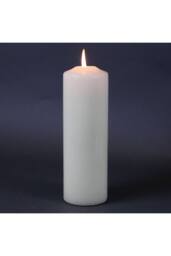 KDMD 225x70mm Church Candle White Chapel Candle - thumbnail 1