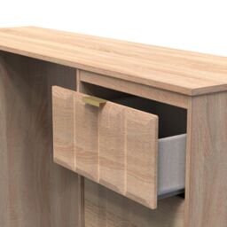 Ready Assembled 2 U Seattle 6 Drawer Kneehole Desk (Ready Assembled) in Light Oak - thumbnail 5