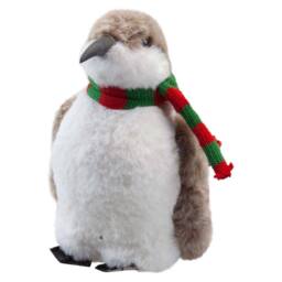 VFM e-Store Christmas Penguin Decoration 20cm x 23cm White X 1 - Size: 20 cm x 23 cm - thumbnail 1