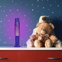 Nova Lighting Nova Baby Glitter Lamp Purple - Size: 10 inches - thumbnail 3