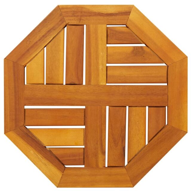 Berkfield Home Table Top 40x40x2 cm Octagonal Solid Wood Acacia in Brown - Size: 40 x 40 x 2 cm - image 1
