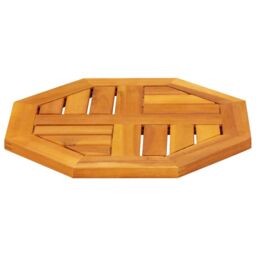 Berkfield Home Table Top 40x40x2 cm Octagonal Solid Wood Acacia in Brown - Size: 40 x 40 x 2 cm - thumbnail 5