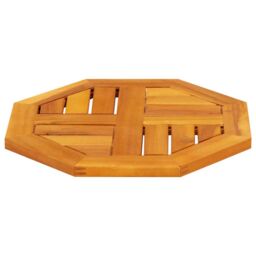 Berkfield Home Table Top 40x40x2 cm Octagonal Solid Wood Acacia in Brown - Size: 40 x 40 x 2 cm - thumbnail 3