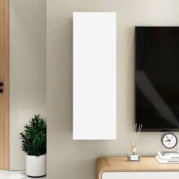 Berkfield Home TV Cabinet White 30.5x30x90 cm Engineered Wood - thumbnail 9