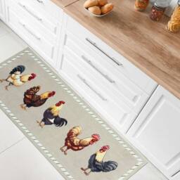 The Rug Shop UK Multi Beige Modern Animal Easy to Clean Mat in Cream - Size: 50 cm x 75 cm - thumbnail 2
