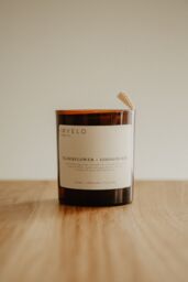 Imvelo Candle Co Signature Candle - Elderflower + Gooseberry in Amber - thumbnail 1