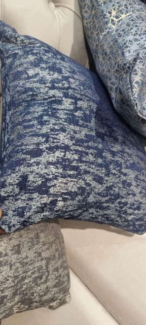 Celebrity Interiors Feria Cushion 18cm x 18cm in Blue - Size: Single - image 1