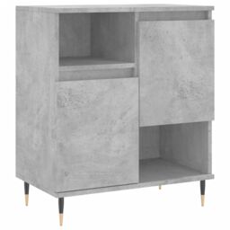 Berkfield Home Sideboard Concrete Grey 60x35x70 cm Engineered Wood - Size: 60 x 35 x 70 cm - thumbnail 2