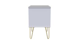 Ready Assembled 2 U Metro 2 Drawer Side Table (Ready Assembled) in Dark Blue - thumbnail 2