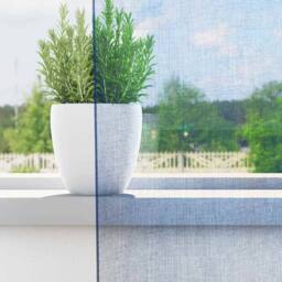 Berkfield Home Voile Curtains with Rod Pockets 2 pcs Royal Blue