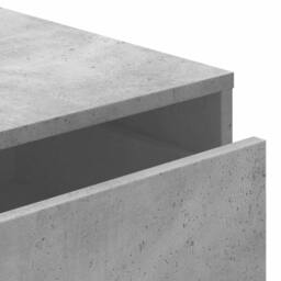 Berkfield Home Classic Corner Chest of Drawers Concrete Grey 80x41x58 cm Enginee - Size: 80 x 41 x 58 cm - thumbnail 8