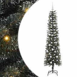 Berkfield Home Elegant Artificial Christmas Tree with Stand Green 50.5 x 50.5 x - thumbnail 3