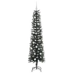 Berkfield Home Elegant Artificial Christmas Tree with Stand Green 50.5 x 50.5 x - thumbnail 4