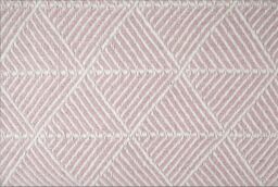 New Edge Blinds Geo Diamond Collection Cotton Throw in Pink - Size: 178 cm x 254 cm - thumbnail 2