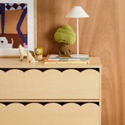 sweeek Wood-effect children's chest of 3 drawers in Beige - thumbnail 7