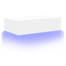 Berkfield Home TV Cabinet with LED Lights White 60x35x15.5 cm - thumbnail 6