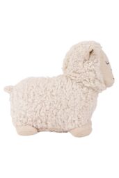 Paoletti Sheep Boucle Fleece Novelty Door Stop in White - thumbnail 2