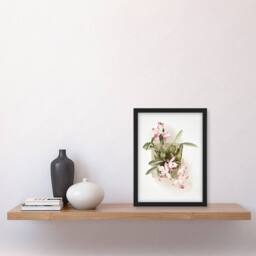 Artery8 F Sander Laelia Autumnalis Xanthotropis Orchid Framed Wall Art Print - Size: A4 - thumbnail 4