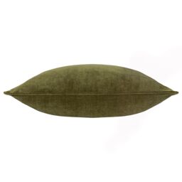 Yard Heavy Chenille Woven Piped Cushion in Olive - Size: 50 cm x 50 cm - thumbnail 3