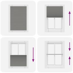 Berkfield Home Pleated Blind Anthracite 90x100 cm Fabric Width 89.4 cm Polyester in Dark Grey - thumbnail 7