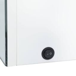 Berkfield Home LED Bathroom Mirror Cabinet Shining White 62x14x60 cm - Size: 62 x 14 x 60 cm - thumbnail 6