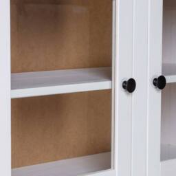Berkfield Home Highboard White 93x40.5x180 cm Solid Pine Panama Range - thumbnail 5