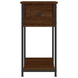 Berkfield Home Bedside Cabinets 2 pcs Brown Oak 30x60x60 cm Engineered Wood - Size: 30 x 60 x 60 cm - thumbnail 6