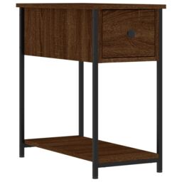 Berkfield Home Bedside Cabinets 2 pcs Brown Oak 30x60x60 cm Engineered Wood - Size: 30 x 60 x 60 cm - thumbnail 5