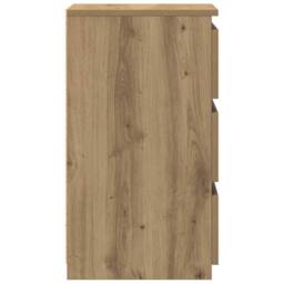 Berkfield Home Elegant Bedside Cabinets 2 pcs Artisan Oak 40x35x62.5 cm Engineer in Brown - thumbnail 6