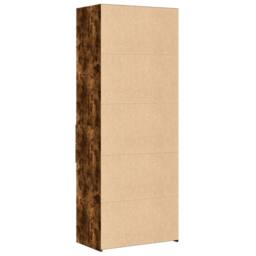 Berkfield Home Highboard Smoked Oak 70x42.5x185 cm Engineered Wood in Brown - thumbnail 6
