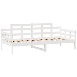 Berkfield Home Daybed with Drawers without Mattress White 80x200 cm Solid Wood - thumbnail 7