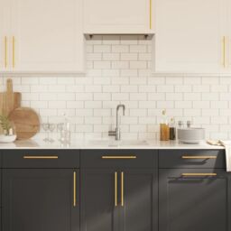Berkfield Home Cabinet Handles 10 pcs Gold 192 mm Stainless Steel - thumbnail 4
