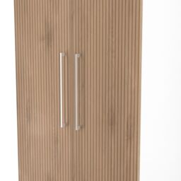 Ready Assembled 2 U Gloucester 2 Door 2 Drawer Wardrobe (Ready Assembled) in White - thumbnail 5