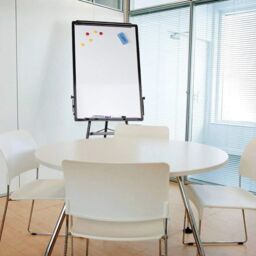 "Hygrad Built to Survive Whiteboard Tripod Magnetic 24"" x 36"" Inches Standing Flip Chart Easel Lightweight Adjustable Tripod with Eraser/Pens/Magnets" - thumbnail 4