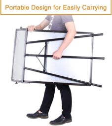 "Hygrad Built to Survive Whiteboard Tripod Magnetic 24"" x 36"" Inches Standing Flip Chart Easel Lightweight Adjustable Tripod with Eraser/Pens/Magnets" - thumbnail 3