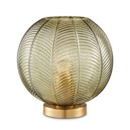 FurnitureboxUK Nadine Small Green Glass Globe Table Lamp - thumbnail 4