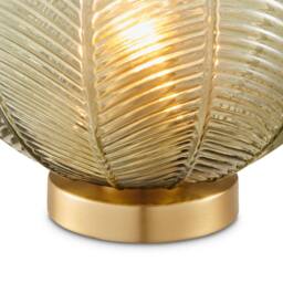 FurnitureboxUK Nadine Small Green Glass Globe Table Lamp - thumbnail 7