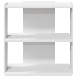 Berkfield Home Elegant Bookcase 3-Tier White 60x30x60 cm Engineered Wood - Size: 60 x 30 x 60 cm - thumbnail 4
