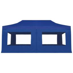 Berkfield Home Professional Folding Party Tent with Walls Aluminium 6x3 m Blue - thumbnail 4