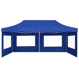 Berkfield Home Professional Folding Party Tent with Walls Aluminium 6x3 m Blue - thumbnail 5