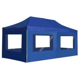 Berkfield Home Professional Folding Party Tent with Walls Aluminium 6x3 m Blue