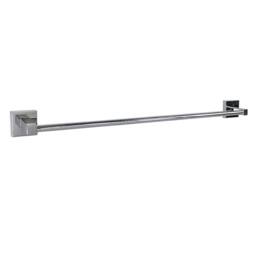 Havendro Bathroom Towel Rail Single Wall Mounted Storage in Silver - Size: 60 cm x 45 cm - thumbnail 3