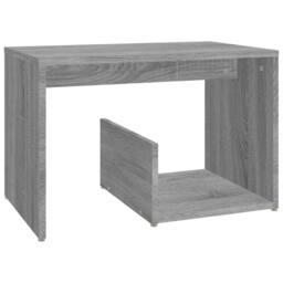 Berkfield Home Side Table Grey Sonoma 59x36x38 cm Engineered Wood - Size: 59 x 36 x 38 cm - thumbnail 2