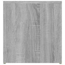 Berkfield Home Side Table Grey Sonoma 59x36x38 cm Engineered Wood - Size: 59 x 36 x 38 cm - thumbnail 5